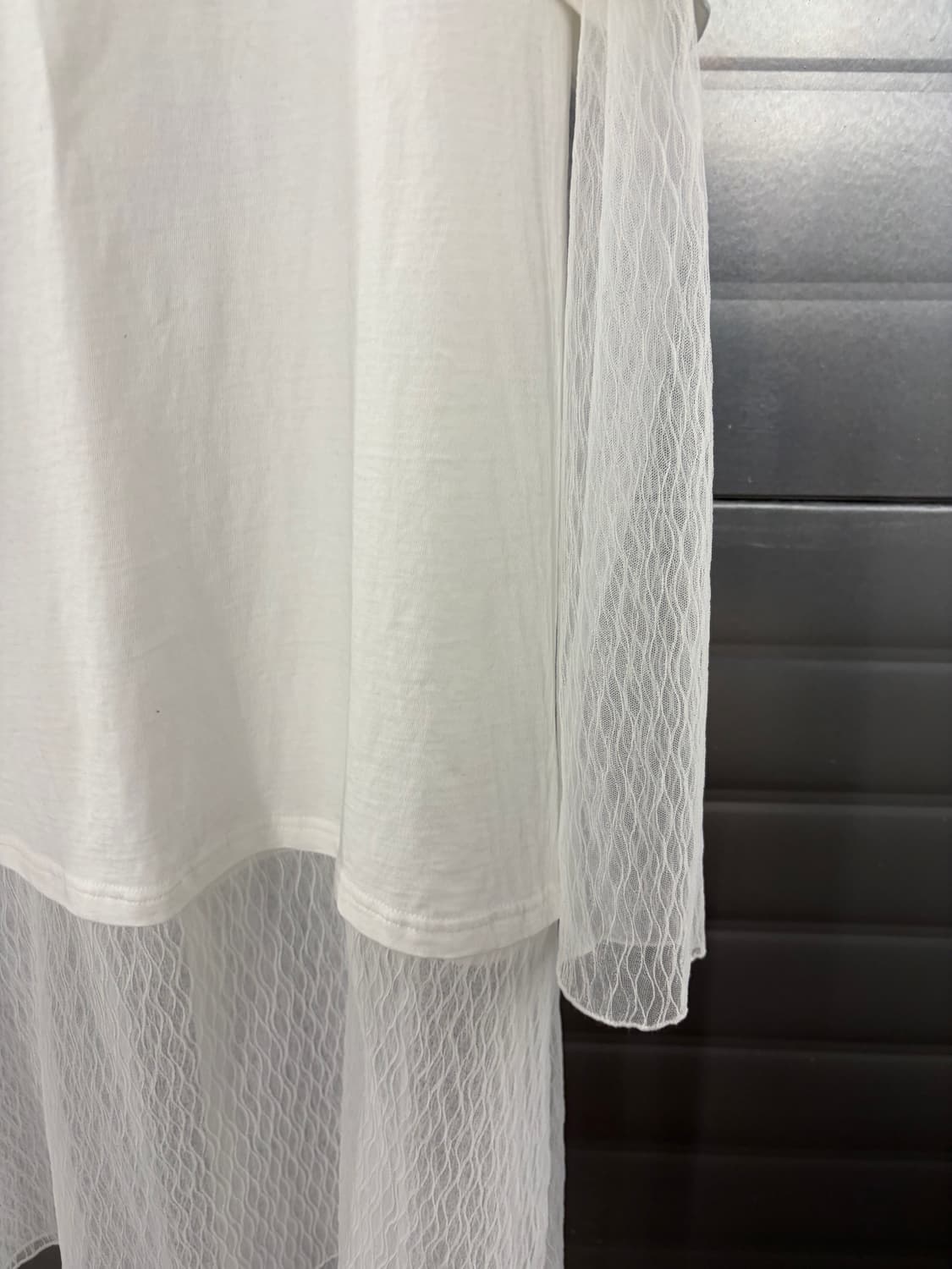 TREEMINGBIRD Layered Lace Long Sleeves 상품이미지5