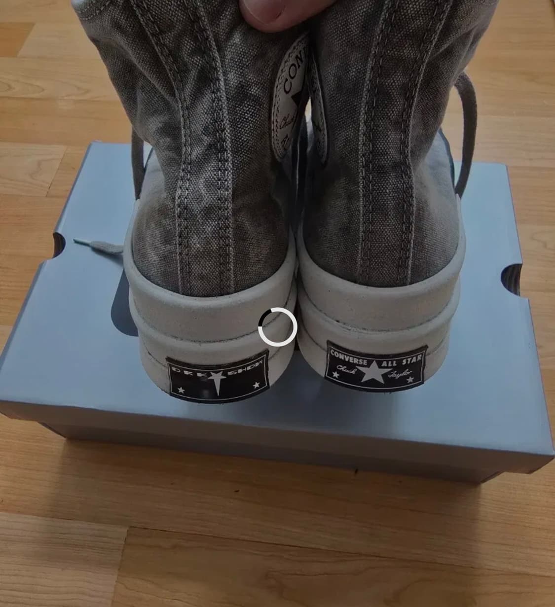 [250]컨버스 x 다크쉐도우 더블 다크스타 오버다이 척 70하이콘크리트 상품이미지6