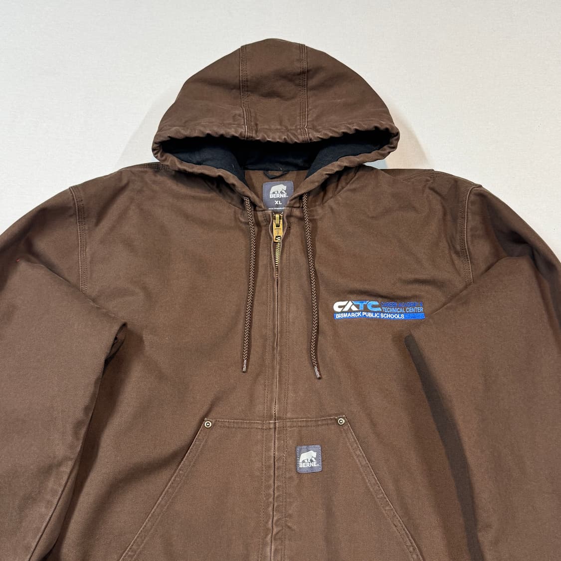 XL) BERNE USA 빈티지 워크웨어 액티브 후드집업 자켓 상품이미지2