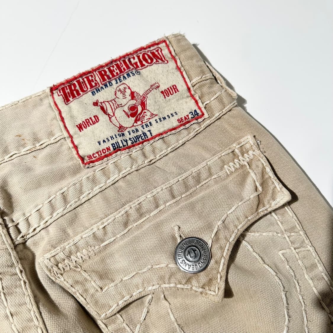 트루릴리전 빌리 슈퍼 티 데님 팬츠 상품이미지5