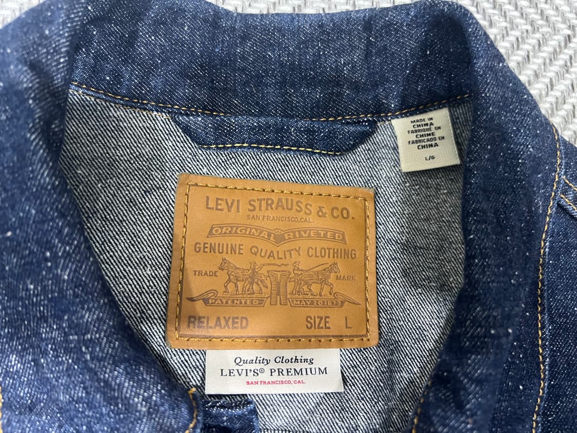 리바이스 셀비지 트러커 자켓 L 상품이미지8