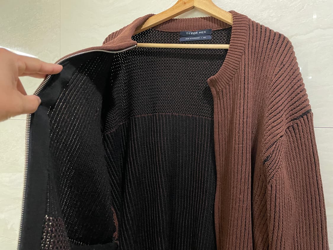 티아이포맨 / 셔닐사 니트 가디건, 남성 자켓 / XL 상품이미지6