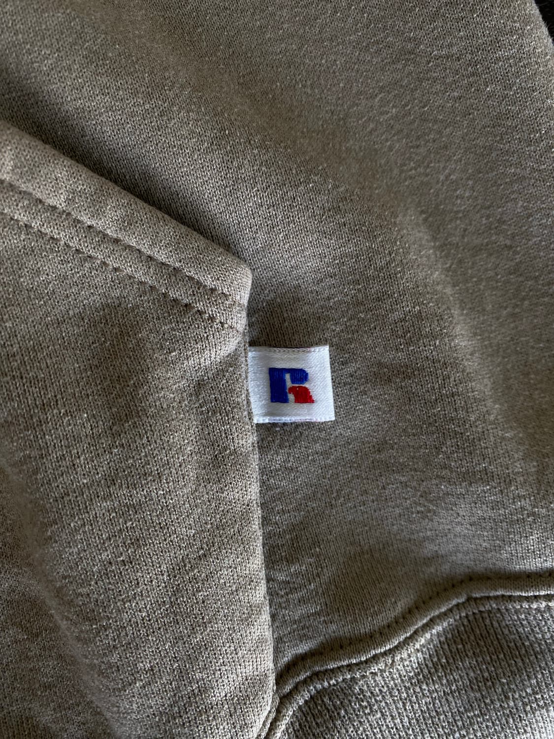 (L) 90s 빈티지 러셀 후드 탄 USA 상품이미지4