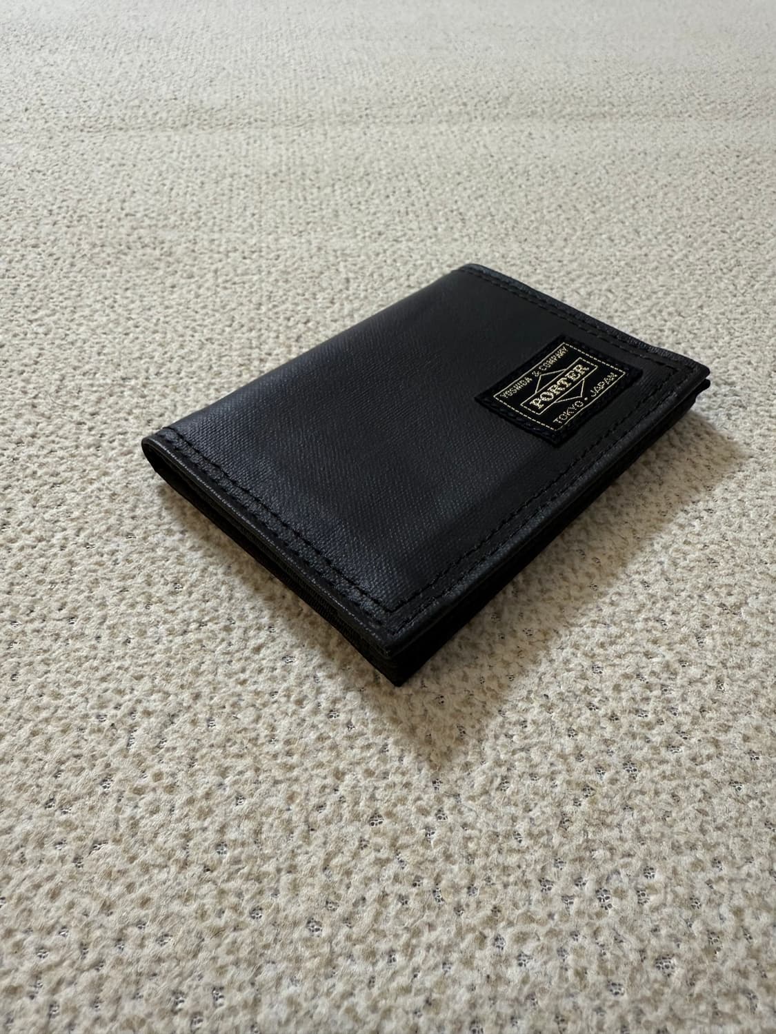 (미사용급) PORTER 포터 프리스타일 패스케이스 블랙 지갑 상품이미지8