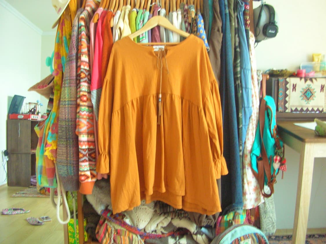 보헤미안 무드 긴팔 티셔츠 상품이미지3