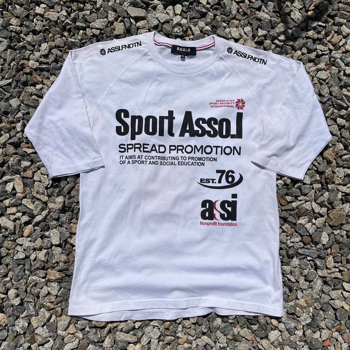 Bsoar 빈티지 나그랑 나염티 (실측확인) 상품이미지1