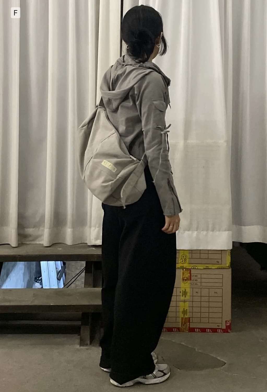 스컬프터 빈티지 더플백 그레이 상품이미지2
