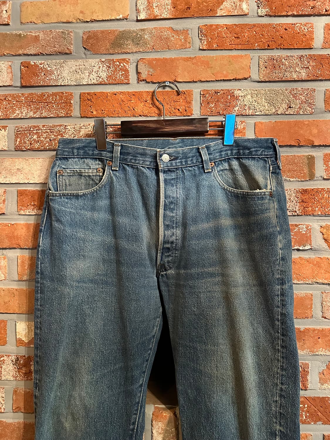 80s USA 빈티지 리바이스 501 데님 팬츠 상품이미지3