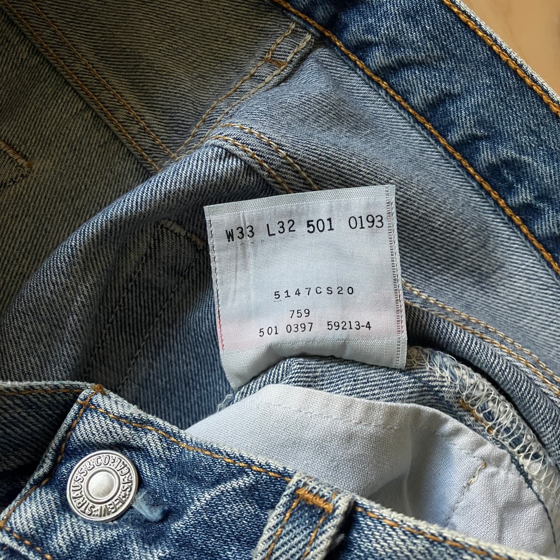 90‘s Levi’s 501 Made in USA 상품이미지5