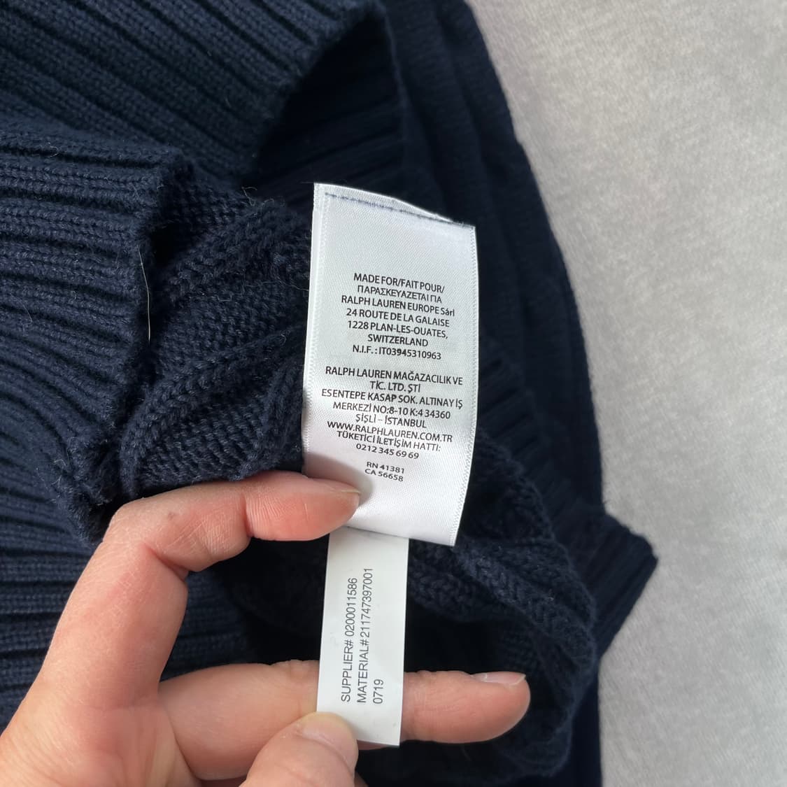 w95 폴로 랄프로렌 꽈배기 니트  상품이미지6