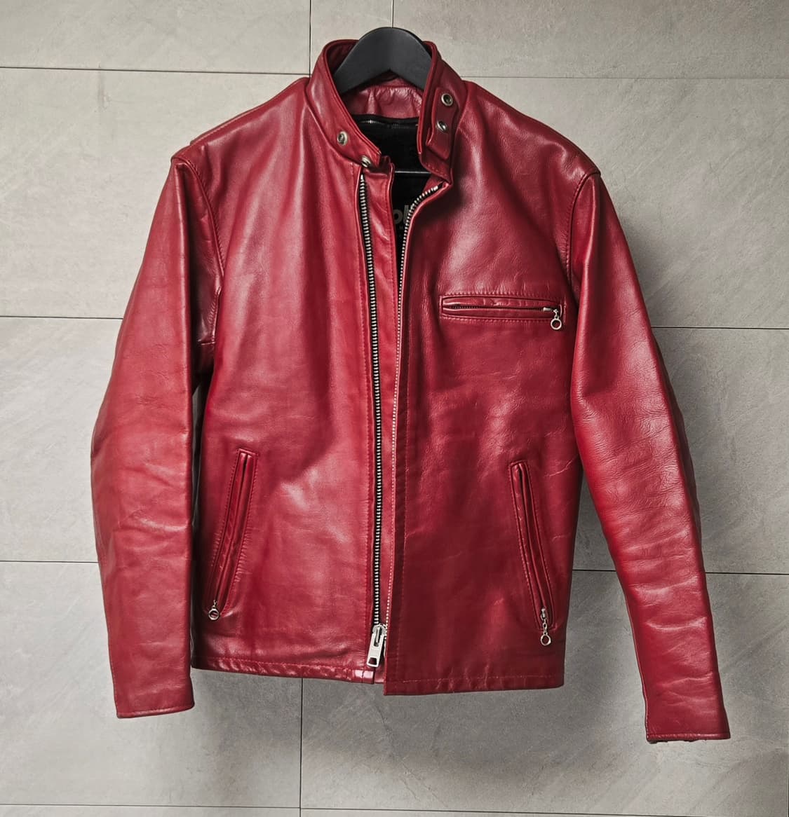 Schott 쇼트 641 Cafe Racer 38 Red 상품이미지1