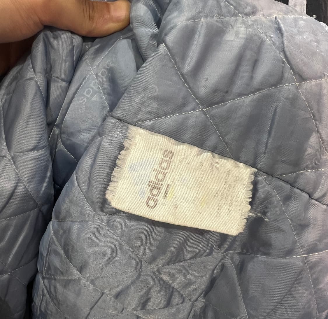 (2XL)90s 아디다스 누빔자켓 상품이미지5
