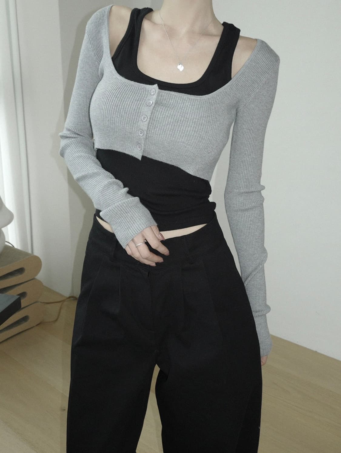 페일제이드 가디건 상품이미지2
