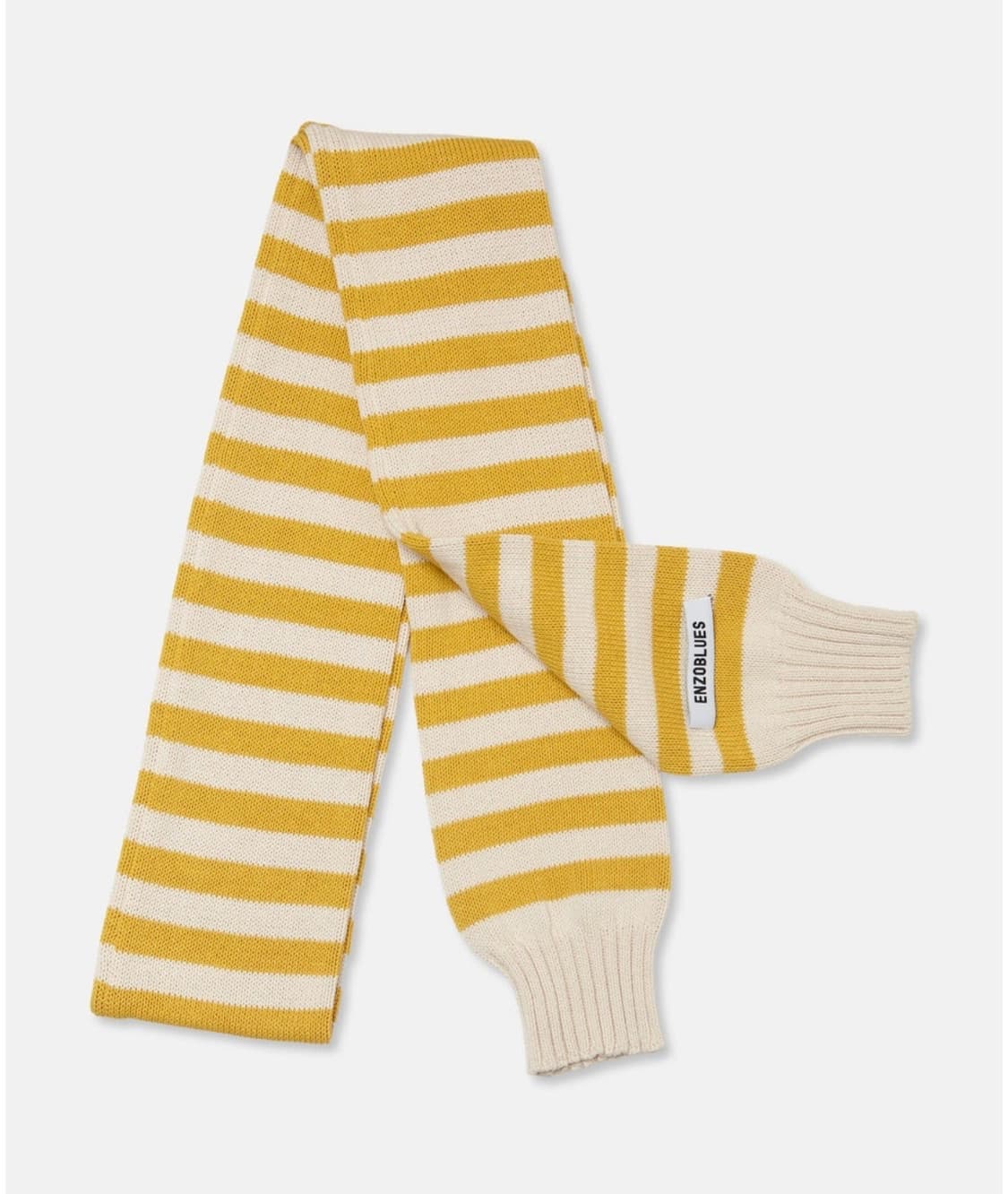 엔조블루스 롱슬리브 머플러 머스타드 상품이미지1