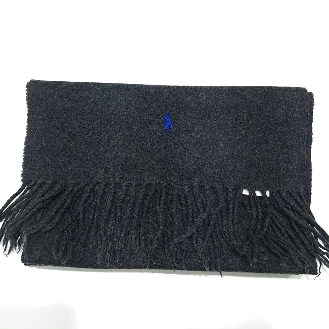 MX567 폴로 00s 이태리판 램스울 블루포니 차콜그레이 머플러 상품이미지7