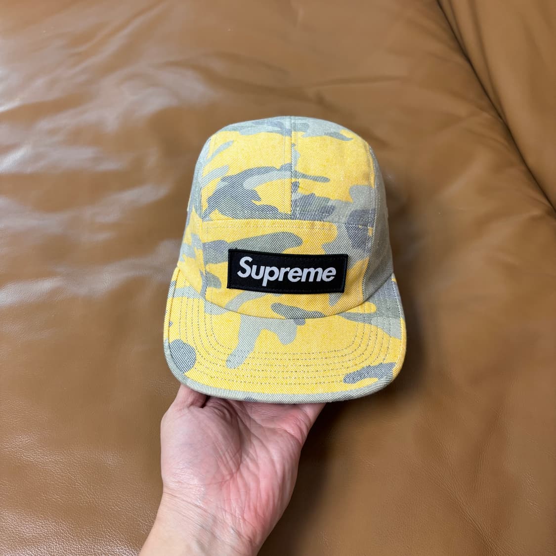 Supreme 슈프림 워시드 카모 캠프캡 모자 (Washed Camo) 상품이미지2
