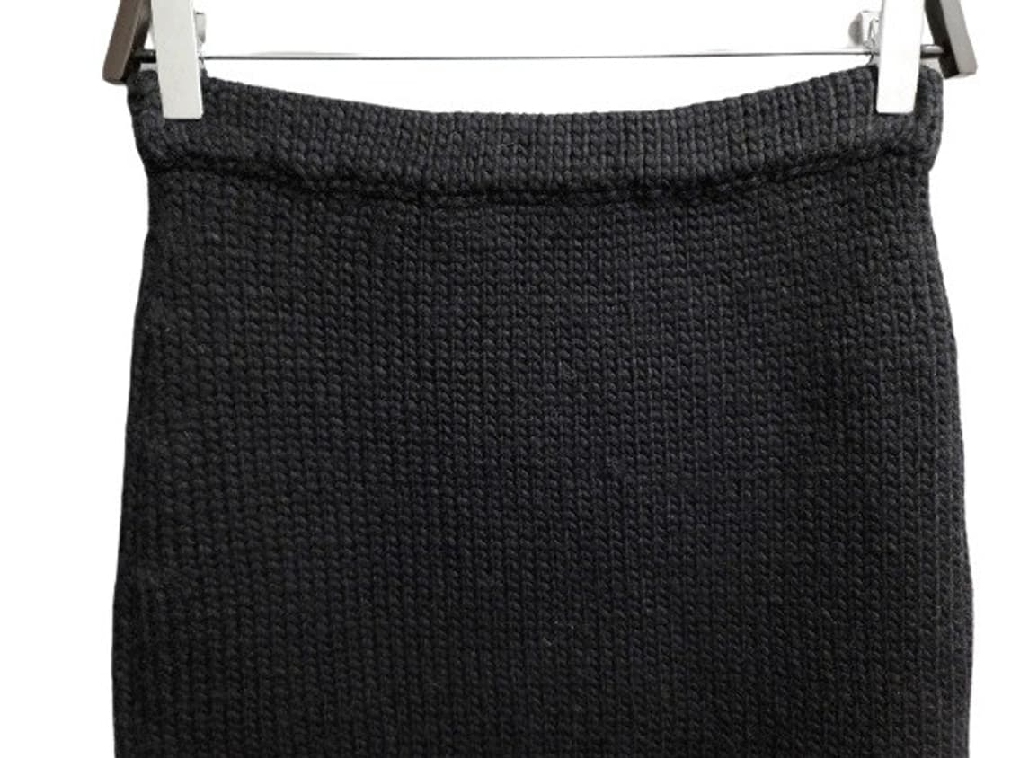 GIOIA PAN 지오이아 팬 블랙 울100% 밴딩 스커트 F
​ 상품이미지2