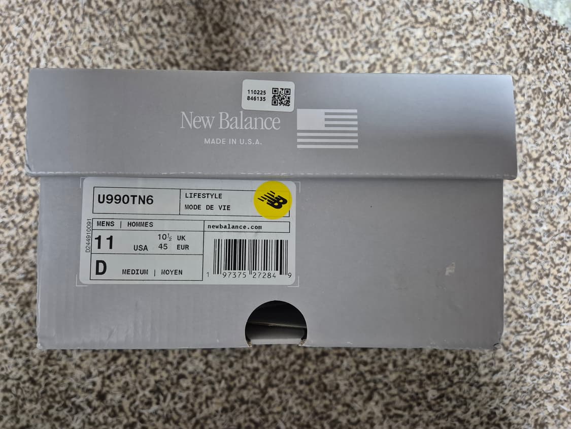 뉴발란스 990v6 워크웨어 290사이즈 상품이미지3