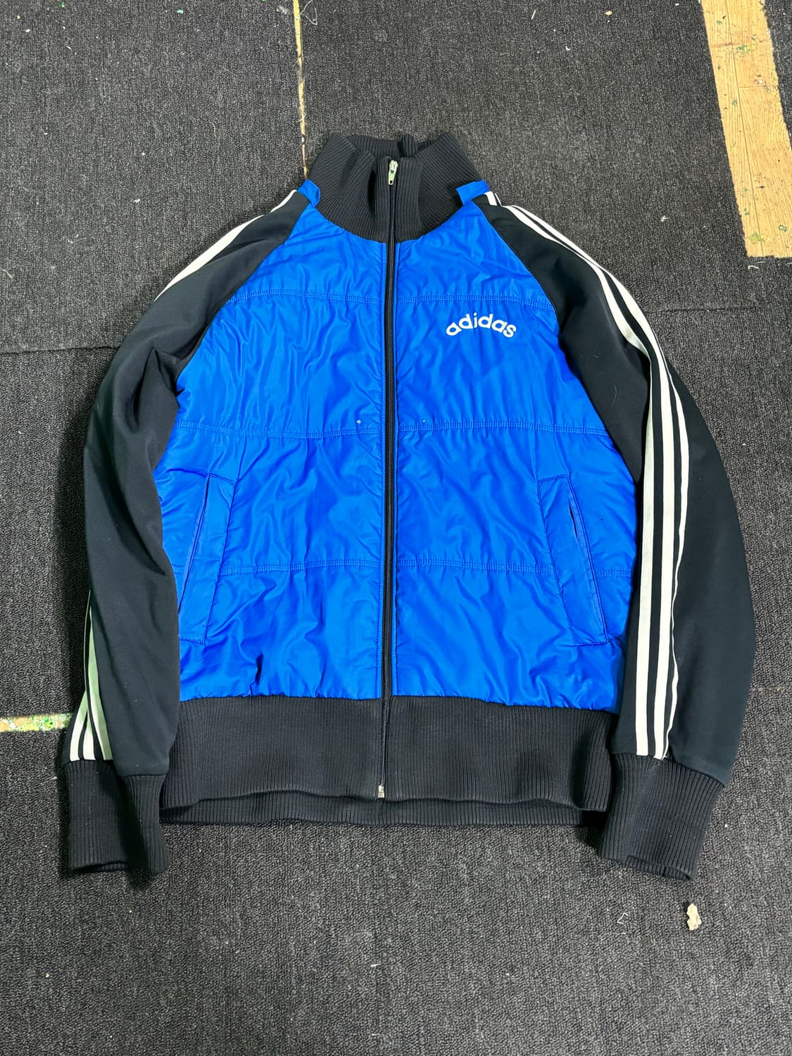 아디다스 블루 누빔점퍼  상품이미지3