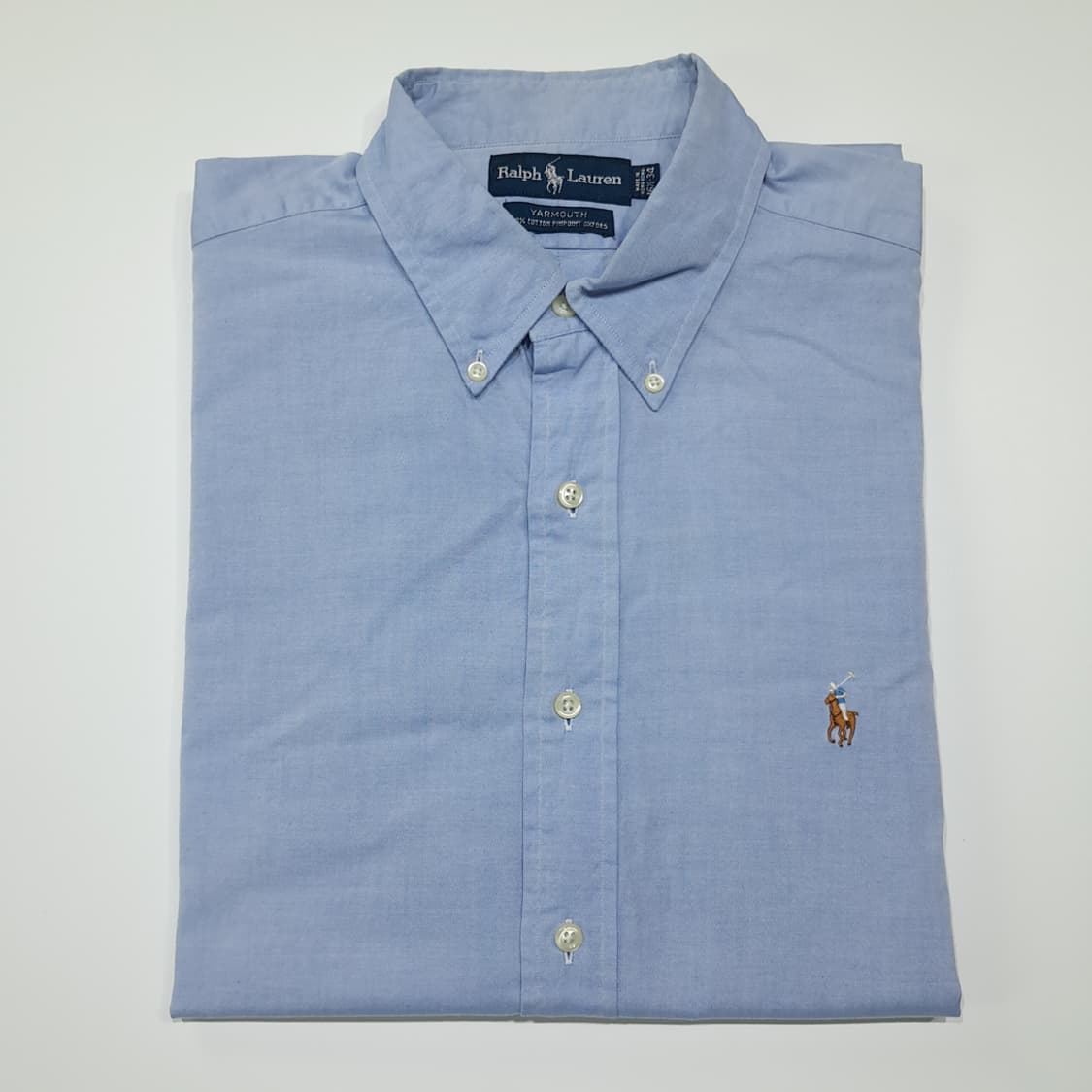 CK081 XL 폴로 90s 홍콩판 클래식 블루 셔츠 남방 상품이미지8