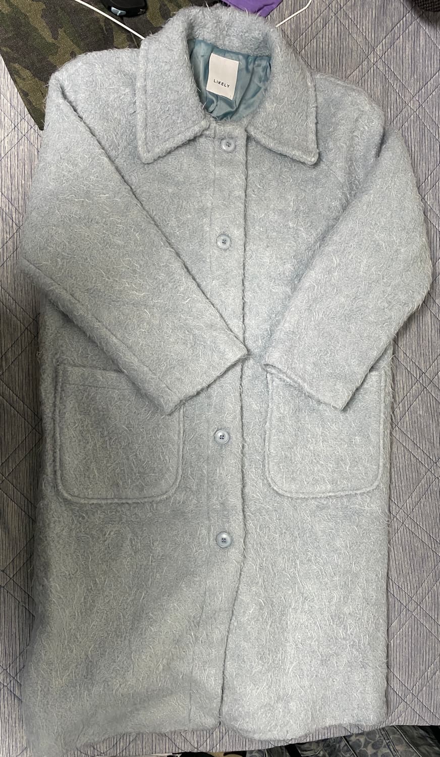 피네 유키 코트 스카이블루 상품이미지4