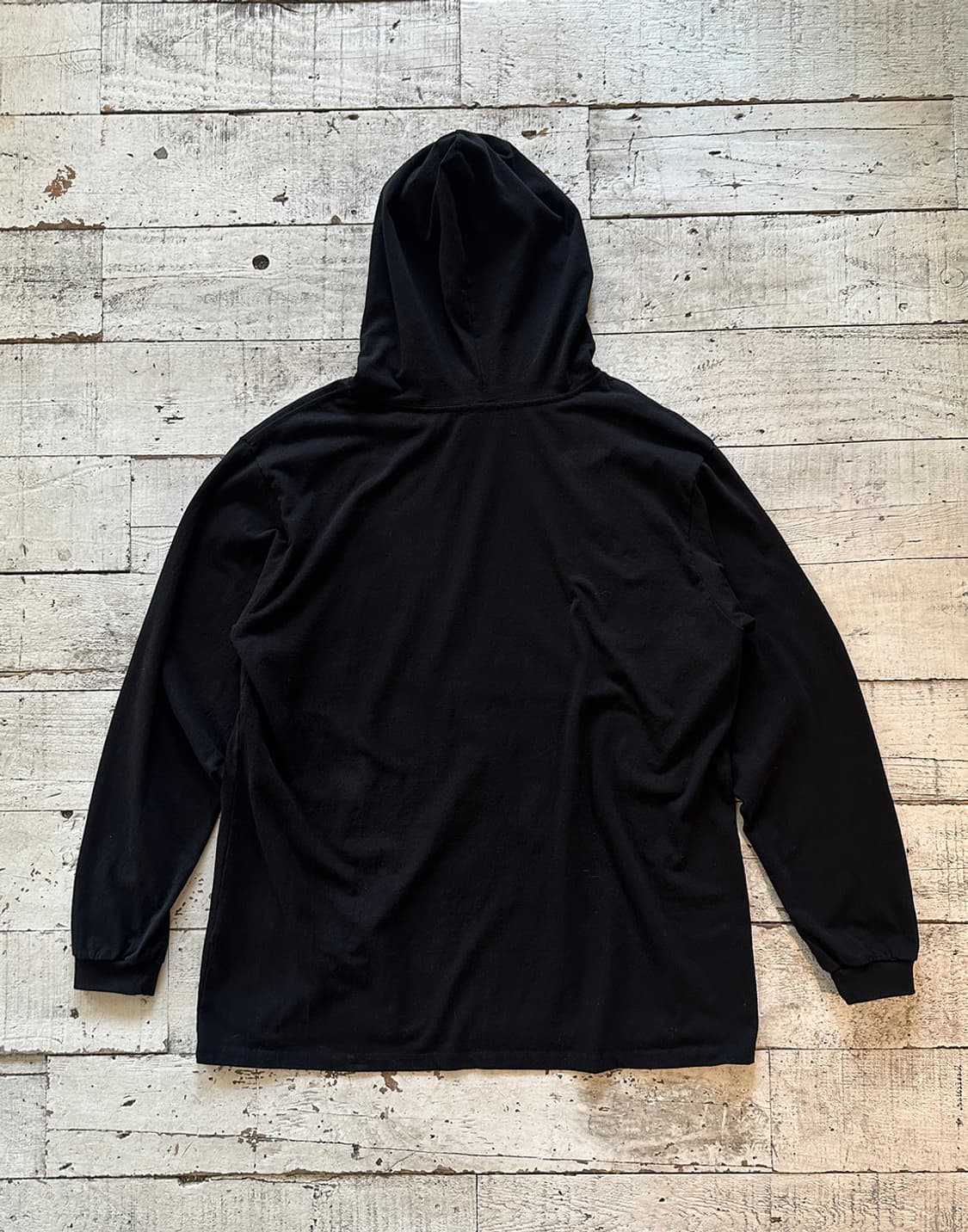 innir 이니어 후드 티셔츠 블랙 상품이미지2