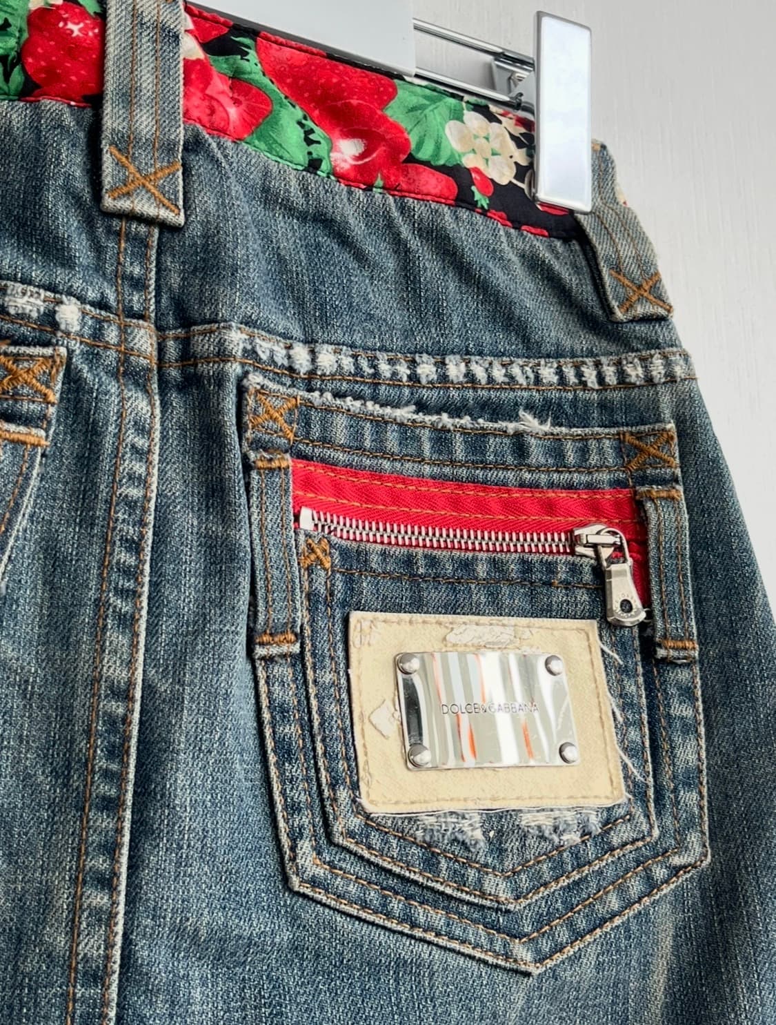 Dolce & Gabbana  스트로베리 데님 스커트 상품이미지5