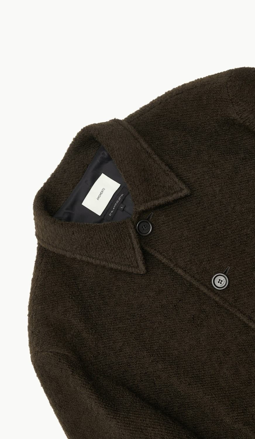 아모멘토 울 하프 싱글코트 상품이미지2