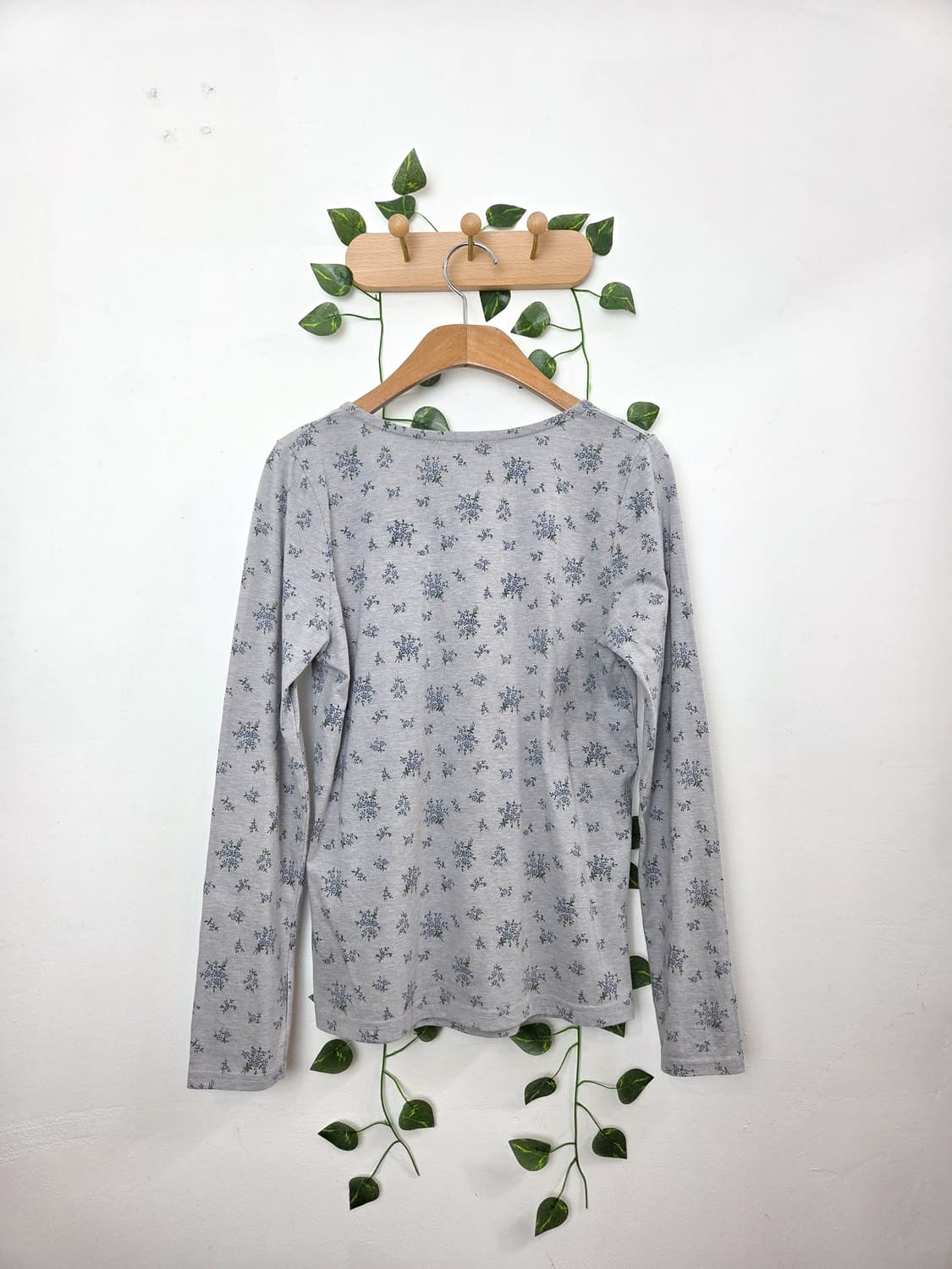 잔꽃 모리 스퀘어넥 슬리브 상품이미지4