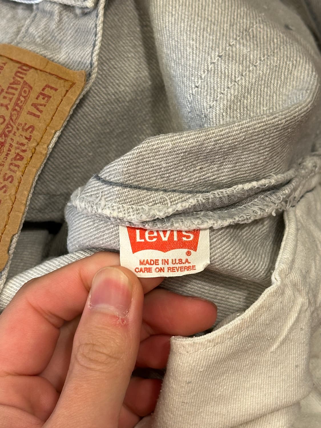 90s made in USA Levis 리바이스 501 W33 L34 상품이미지3