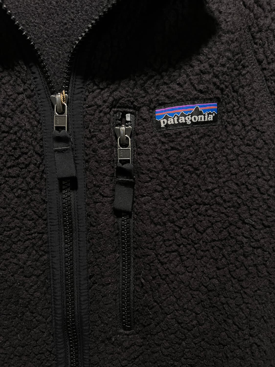 [XL]파타고니아 레트로 블랙 플리스 자켓 상품이미지3
