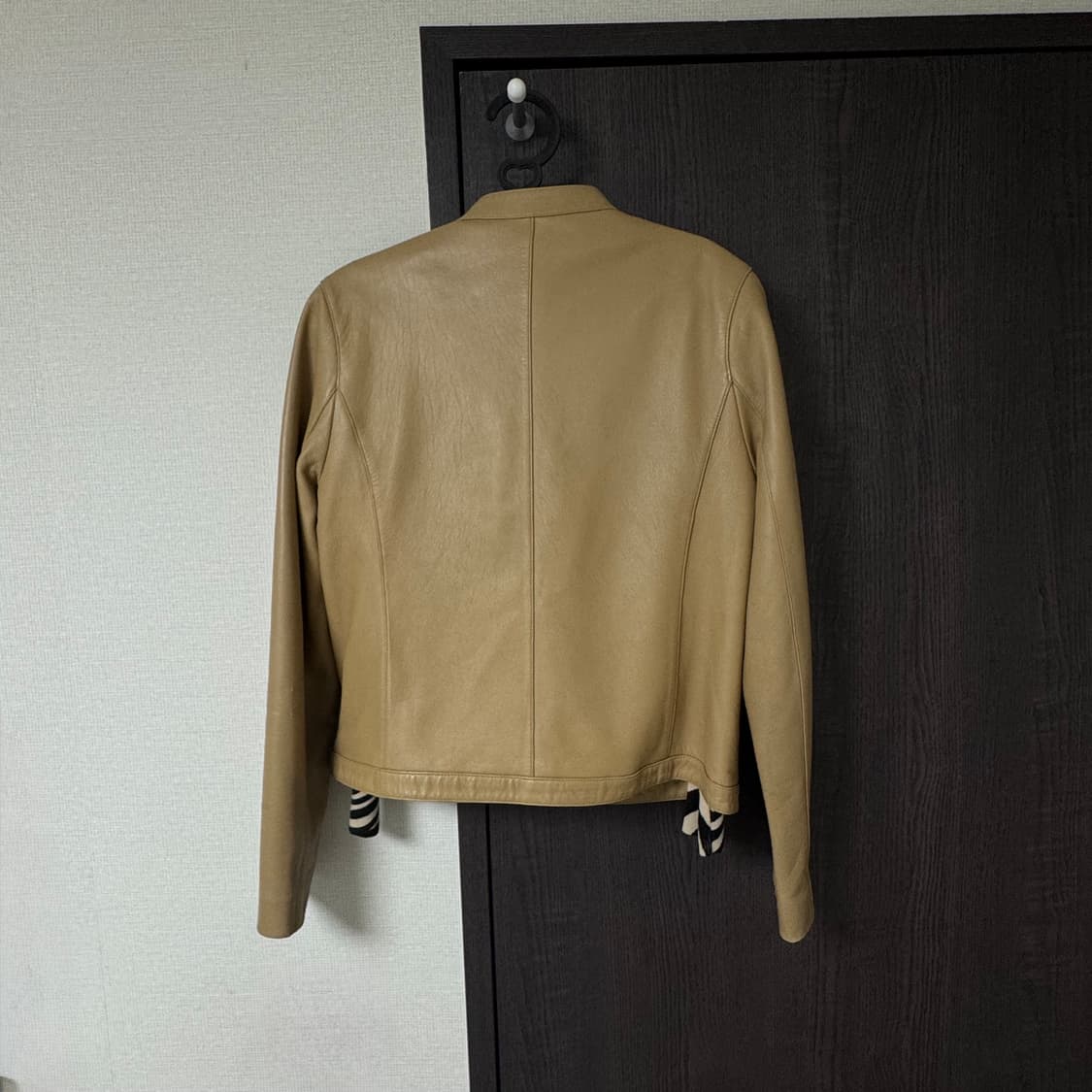 카멜 가죽 자켓 상품이미지2