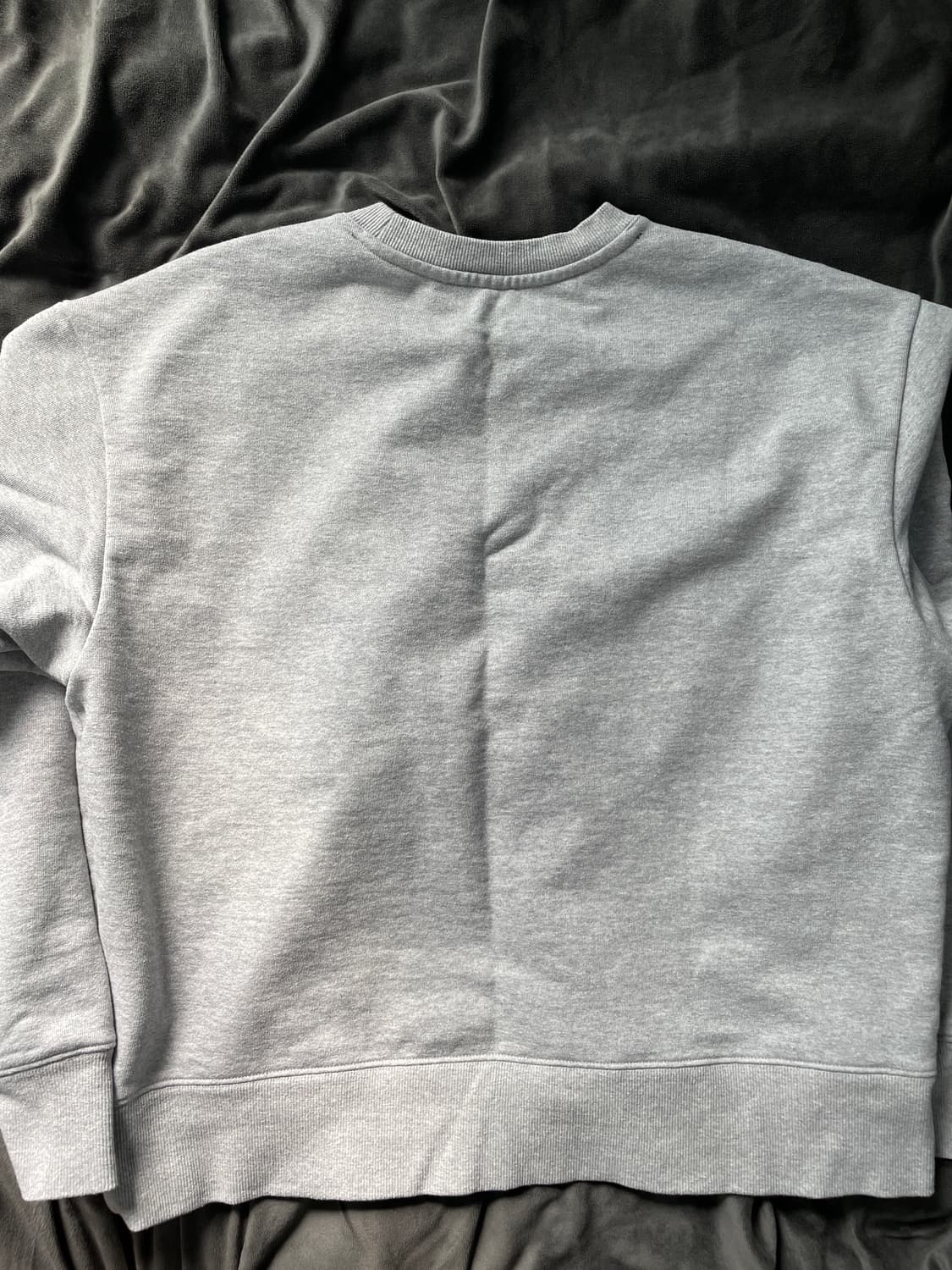 [플래니트X박영감] 빈티지 세미크롭 스웻셔츠 멜란지그레이 L사이즈 상품이미지3