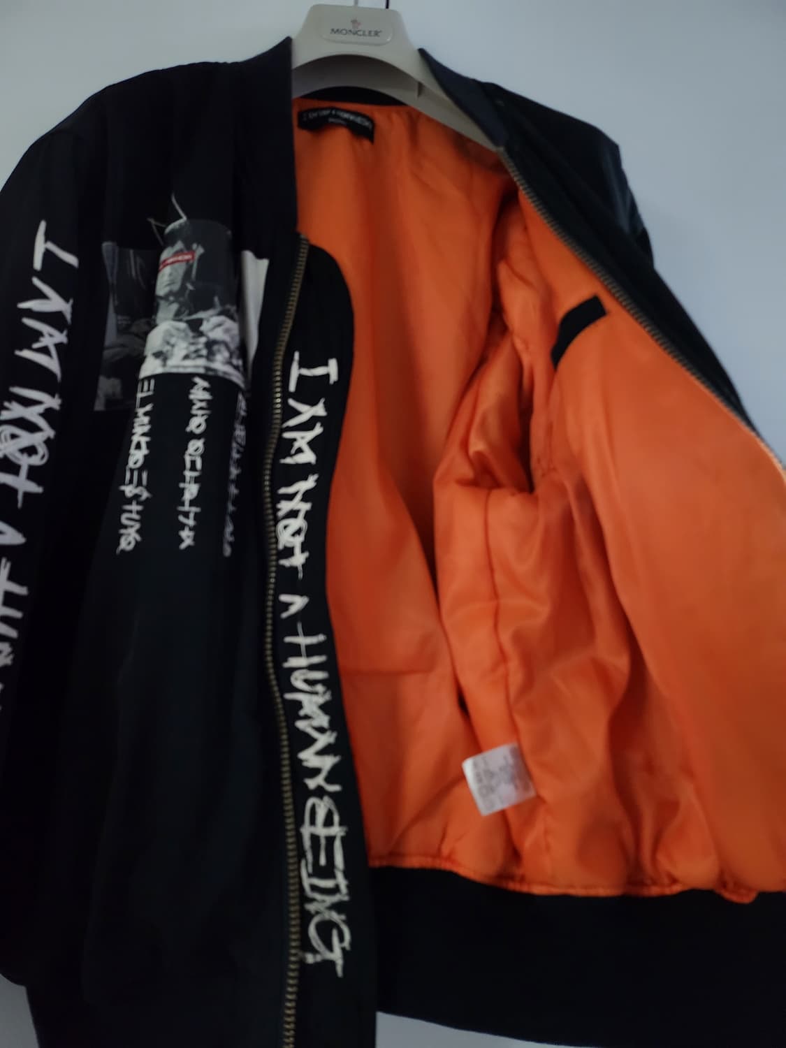 MA-1 점퍼 남성항공점퍼 아임낫어휴먼비잉 상품이미지4