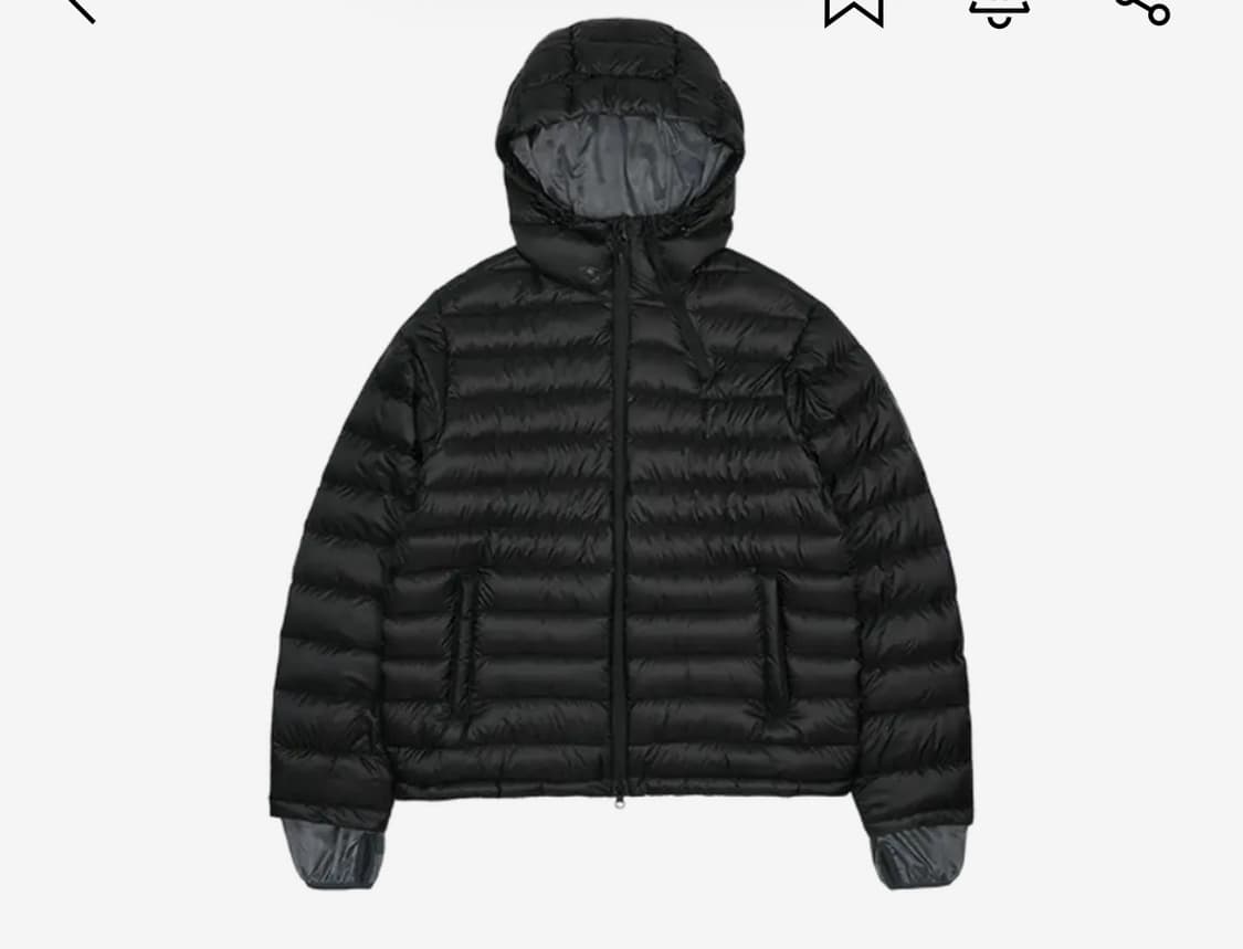 [2]산산기어 서픽스 푸퍼 자켓 블랙 25FW 새상품 상품이미지1