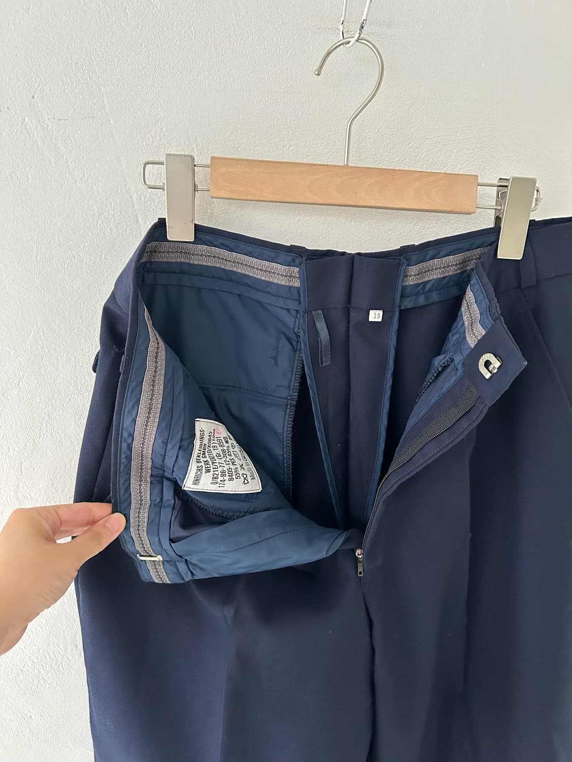 90’s German navy officer pants 상품이미지6