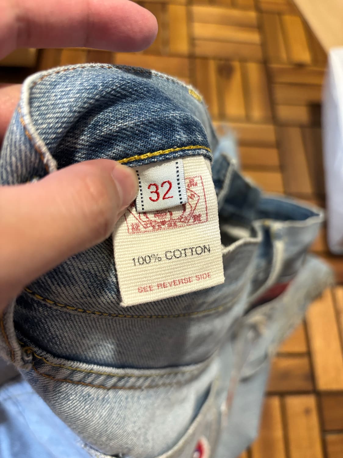 Evisu repair denim pants 상품이미지4