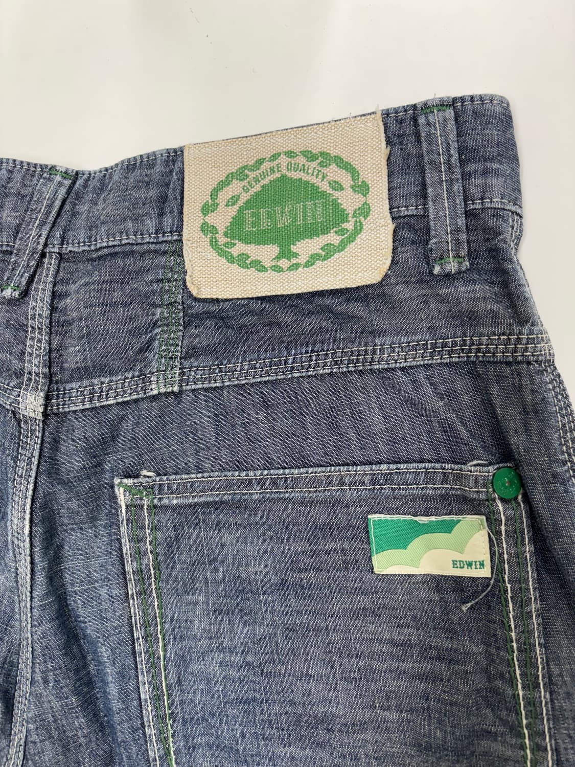 에드윈 중청 바나나로고 패치 스트레이트핏 상품이미지6