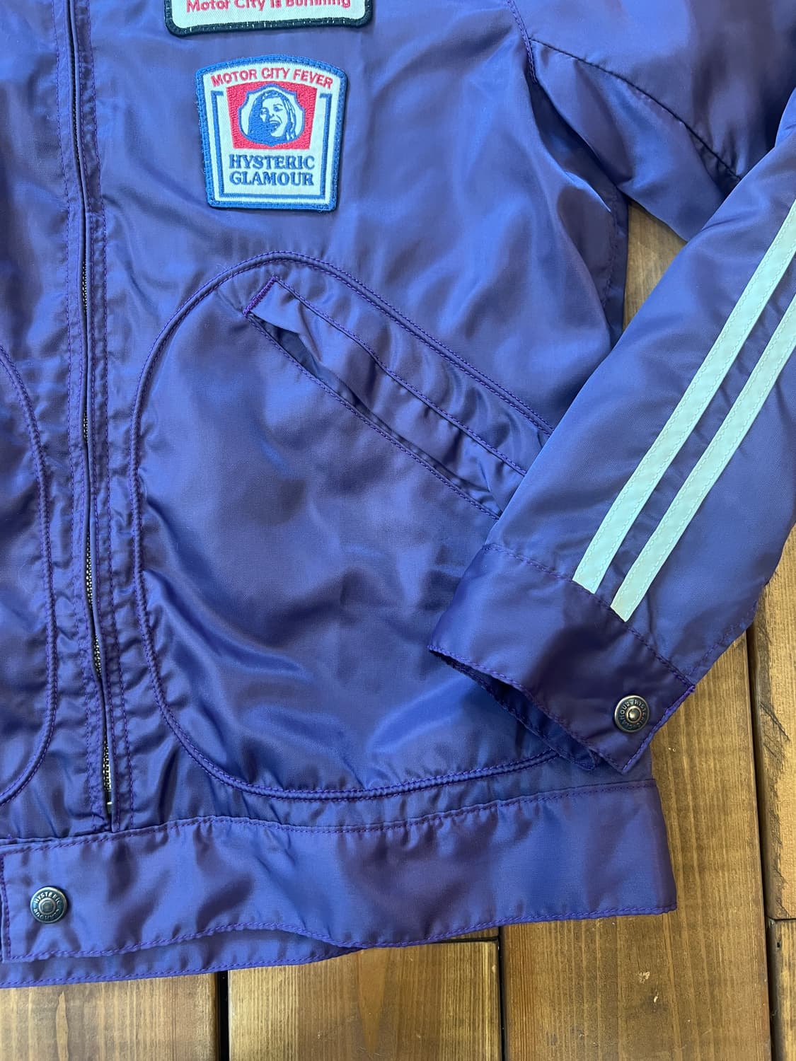 히스테릭글래머 히스걸 패치 퍼플 바람막이 상품이미지9