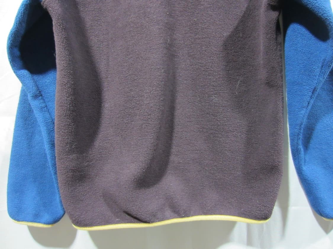 12FW 파타고니아 신칠라 스냅-T 플리스 블루 브라운 옐로우 투톤 상품이미지6