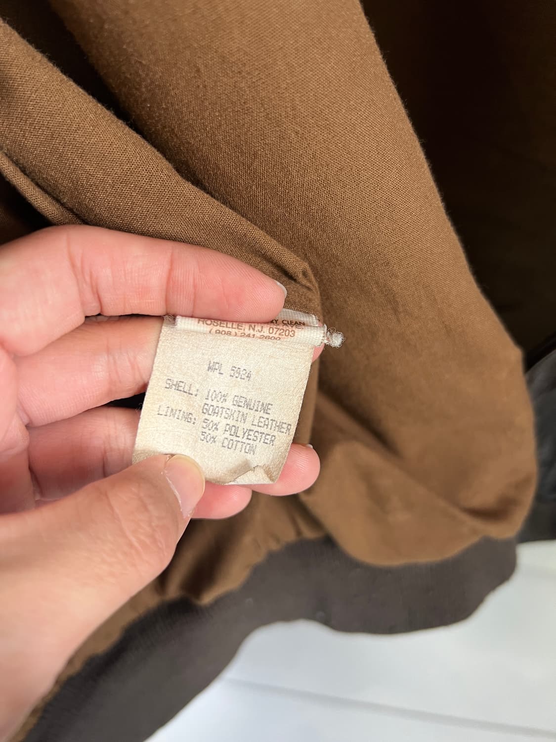 택포25) 쿠퍼 Cooper A-2 자켓 고트스킨 38R 상품이미지6