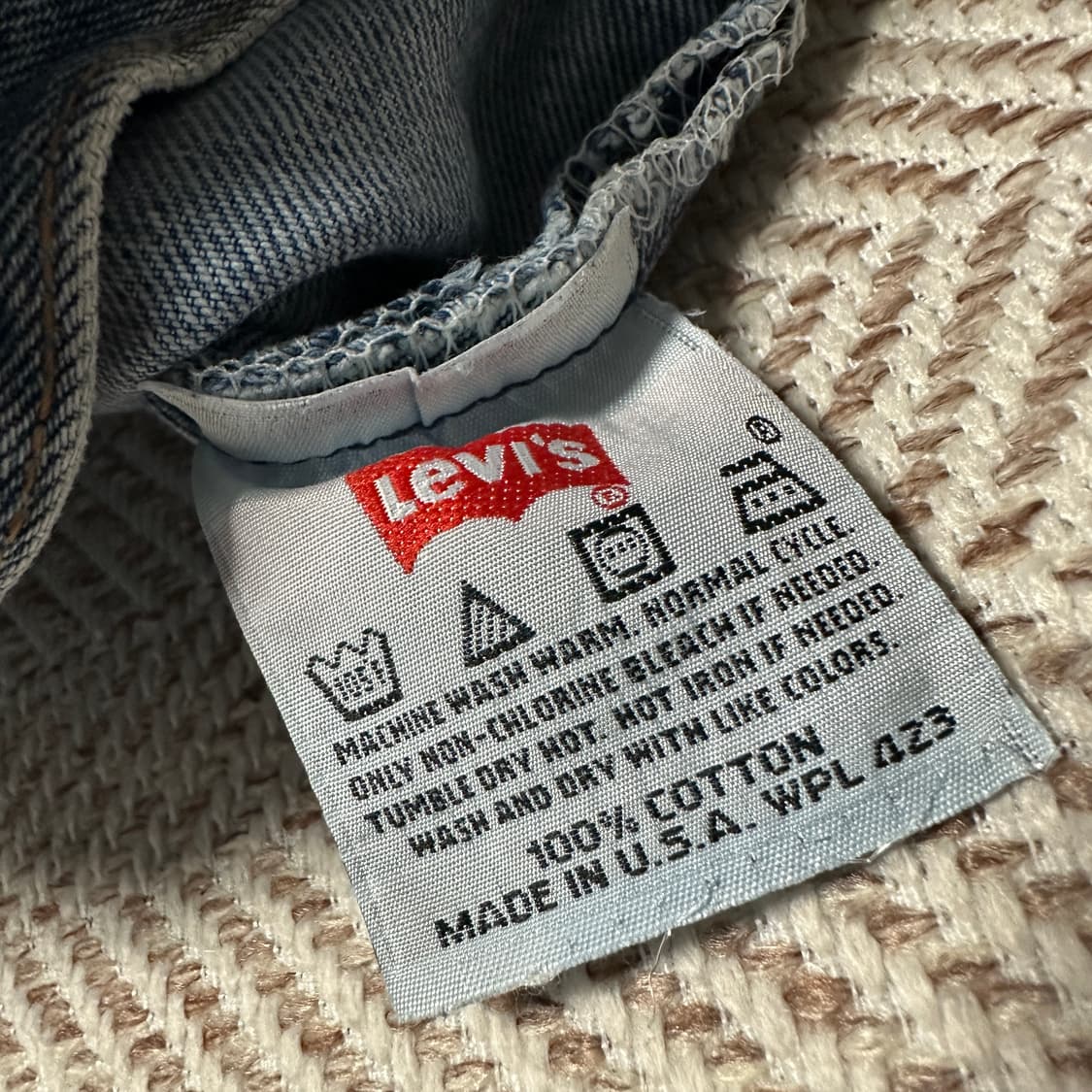 LEVI'S 701 00's usa made denim jeans 상품이미지4