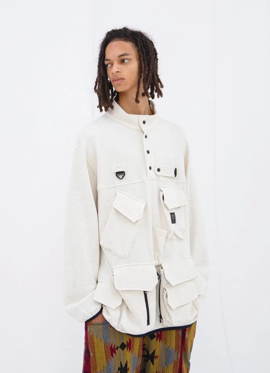 남이서팔 텐카라 자켓 아이보리 M 상품이미지1