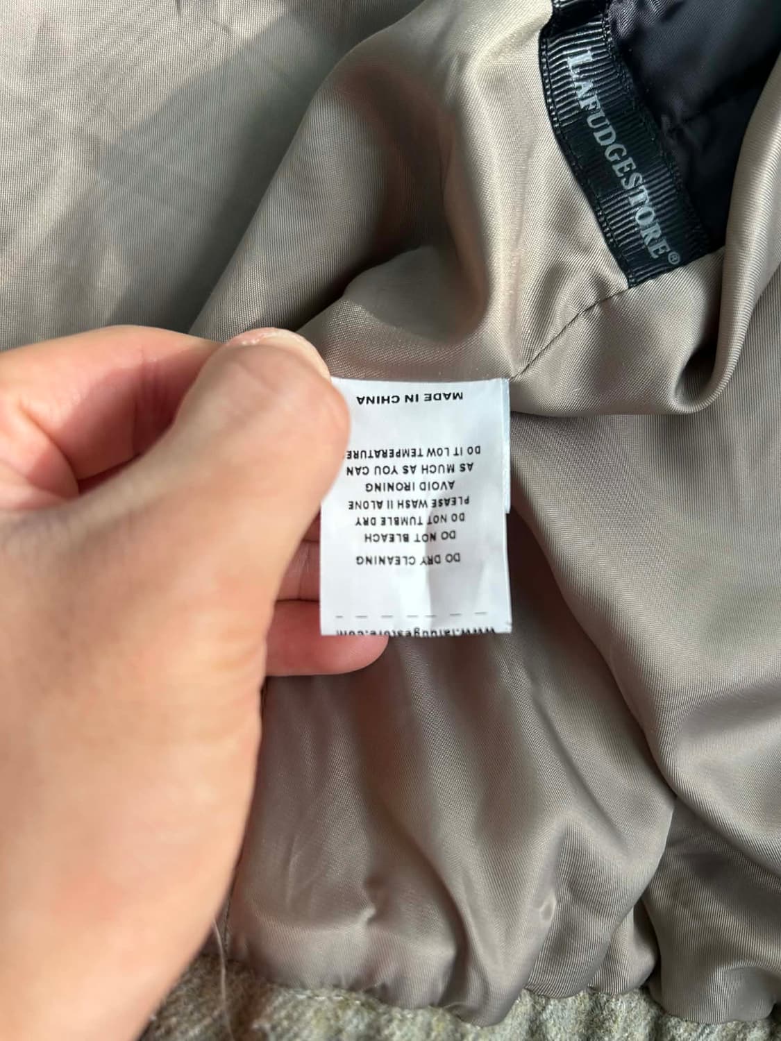 [S] 라퍼지스토어 투웨이 울 블루종 자켓 상품이미지4