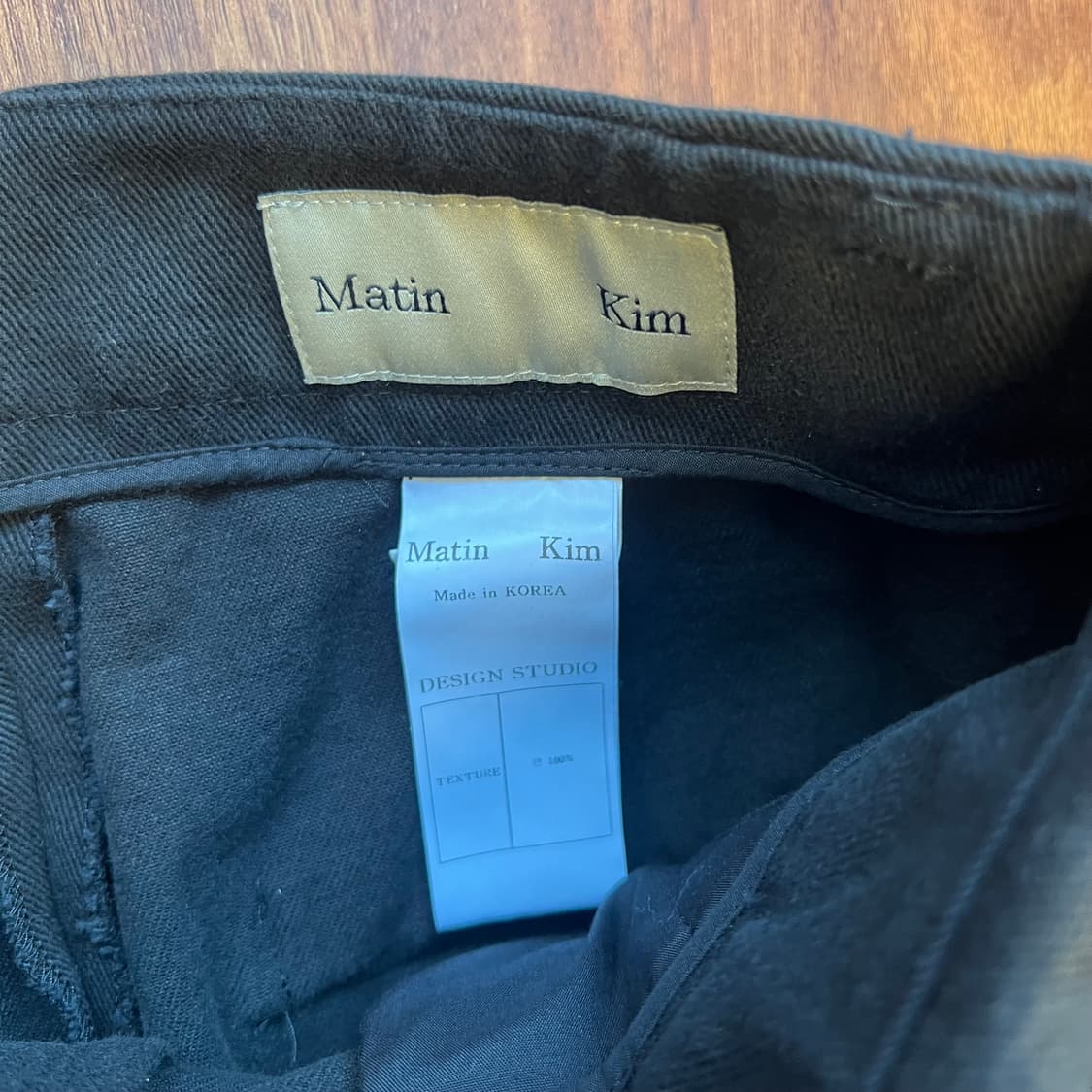 [M]MATIN KIM 마뗑킴 디테일 블랙 팬츠  상품이미지6