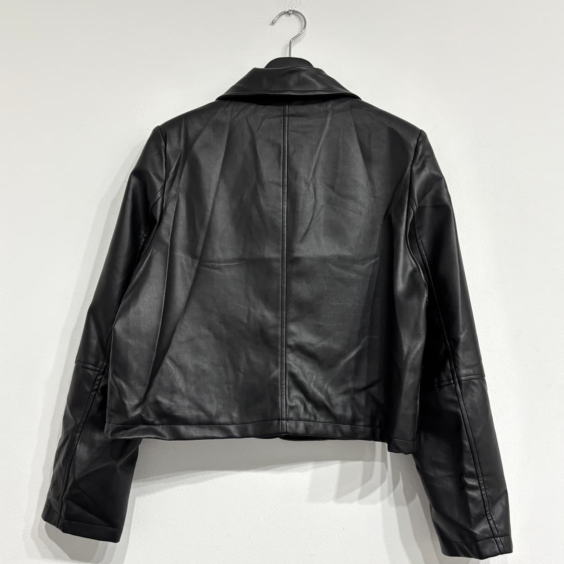 [새상품] 크롭 레더 가죽 자켓 2디자인 상품이미지8