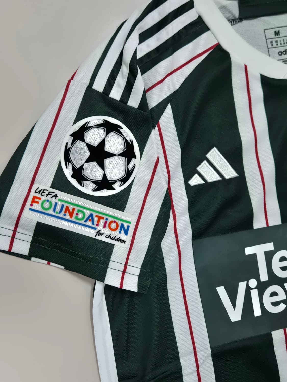 23-24 맨유 브루노 페르난데스 원정 유니폼 챔스패치 M 상품이미지5