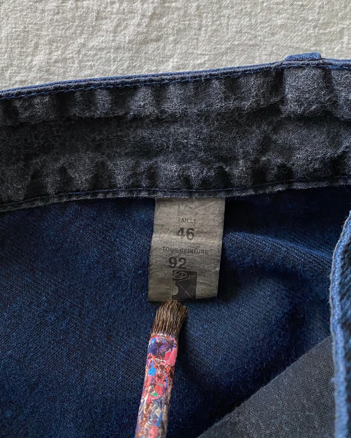 빈티지 오리지널 다잉 프렌치 워크팬츠 상품이미지10