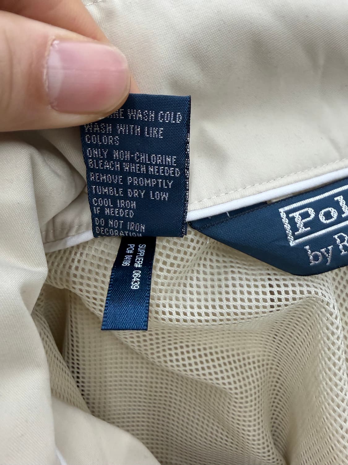 폴로 랄프로렌 아이보리 아노락 바람막이 상품이미지7