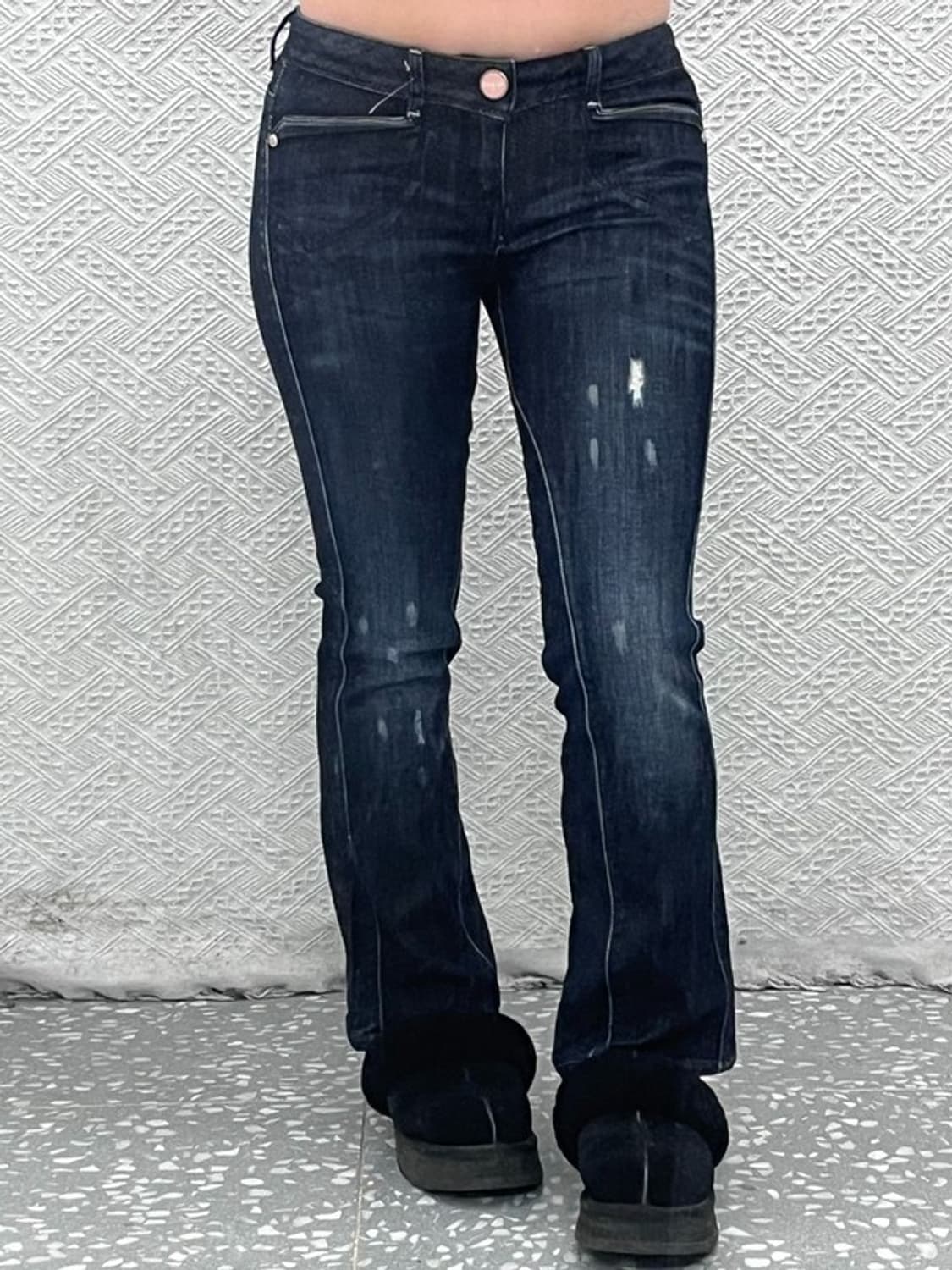 리바이스 레이디스타일 스판 데미지 워싱 데님팬츠 64 C07314 상품이미지1